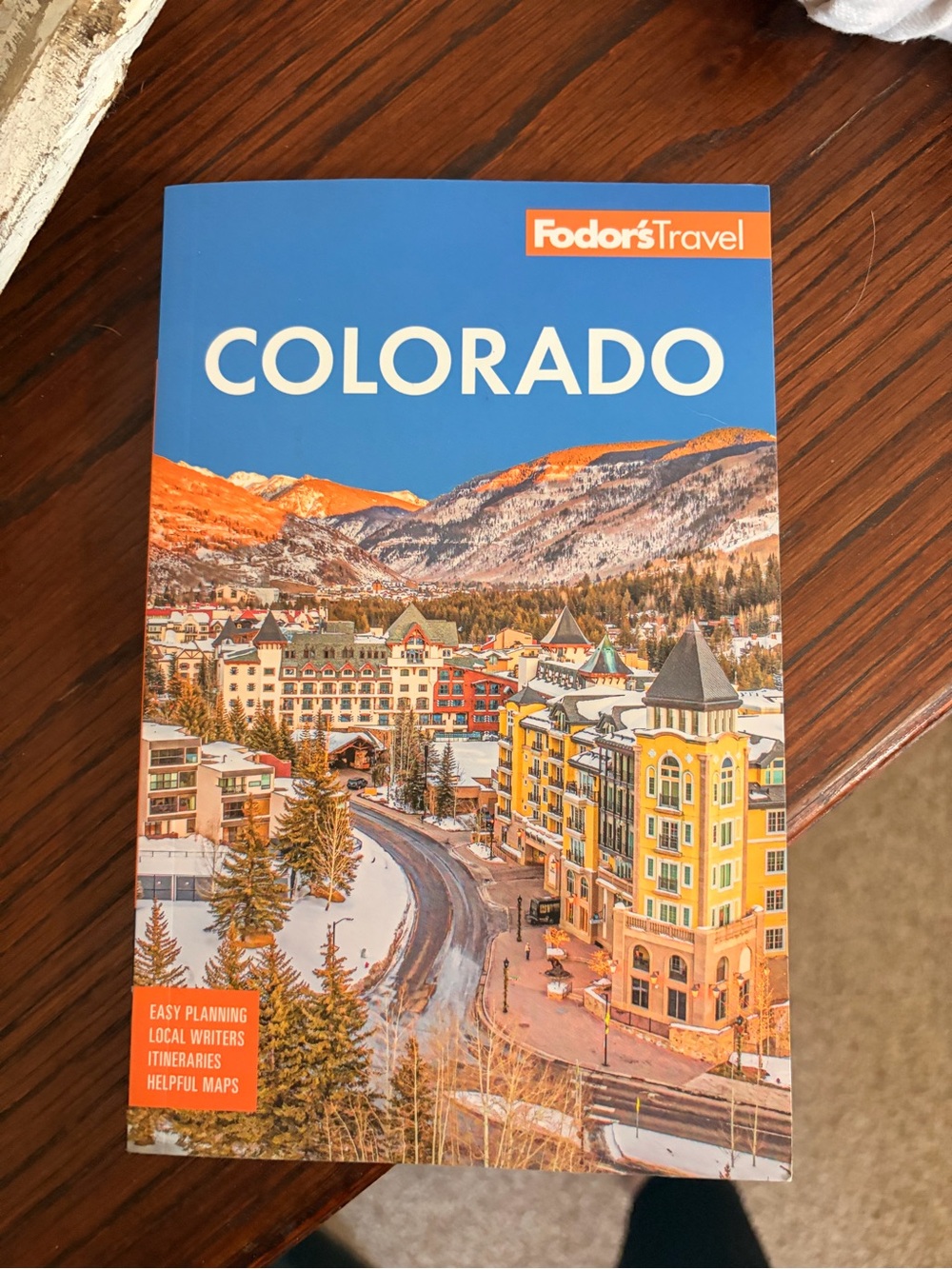 Fodor's Travel Colorado Guidebook - Blue & Orange Cover